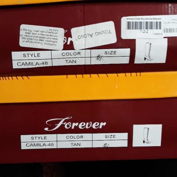 Tan boots - Picture 3 of 3